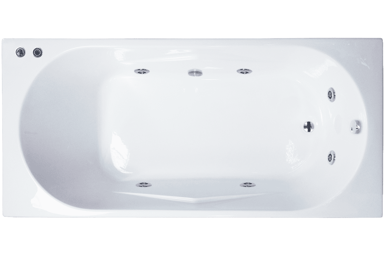 картинка Акриловая ванна Royal Bath Tudor Standart 150x70 с гидромассажем 