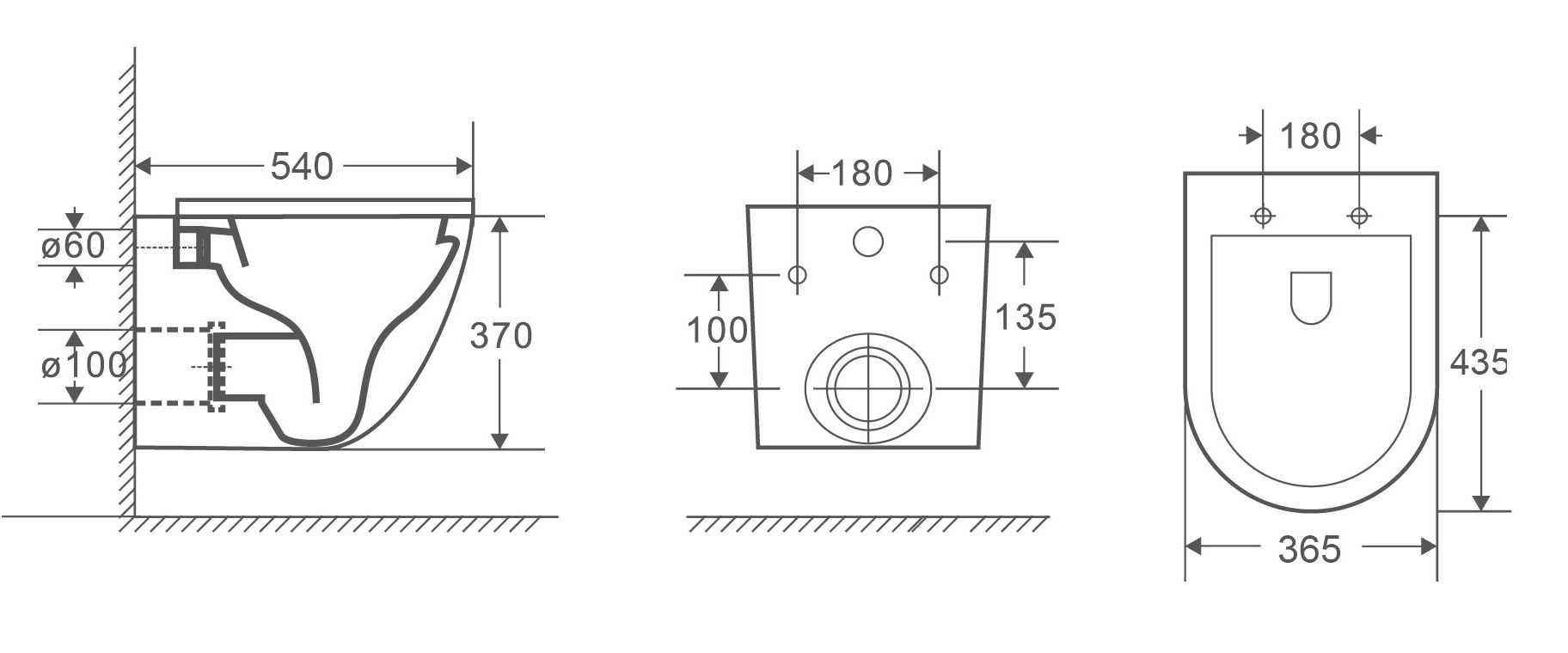 картинка Унитаз подвесной WeltWasser MERZBACH 041 XL MT-BL 