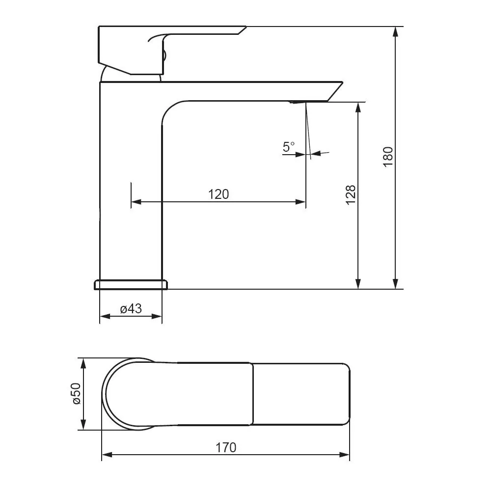 картинка Смеситель для раковины Damixa Apollo 470210300 