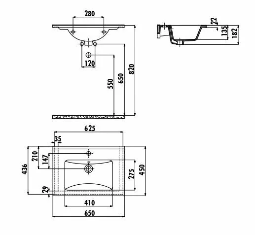 картинка Раковина Creavit SU065-00CB00E-0000 