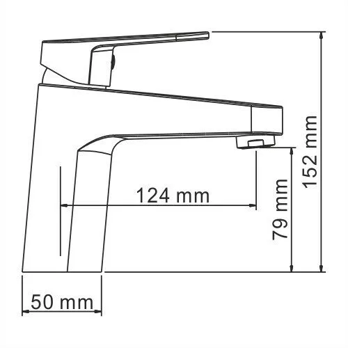 картинка Смеситель для умывальника WasserKRAFT Donau 5303 