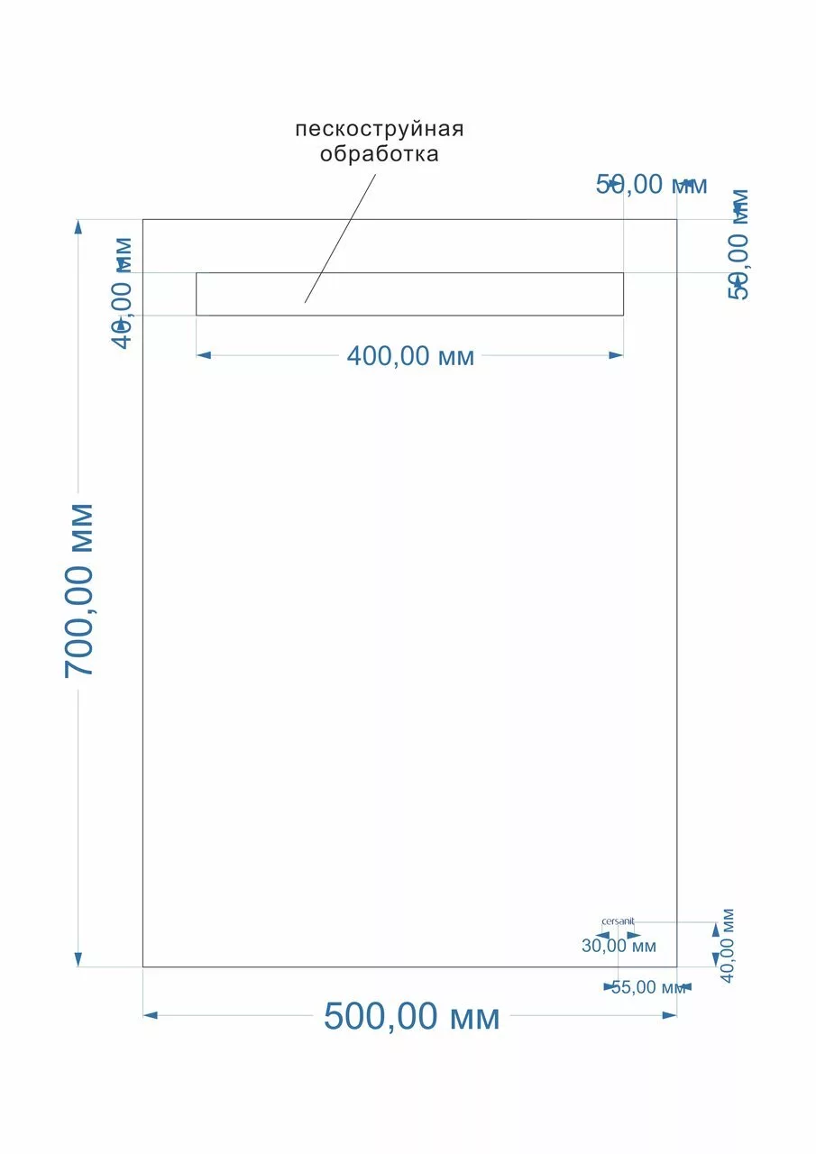 фото Зеркало Cersanit LED 010 BASE 50 