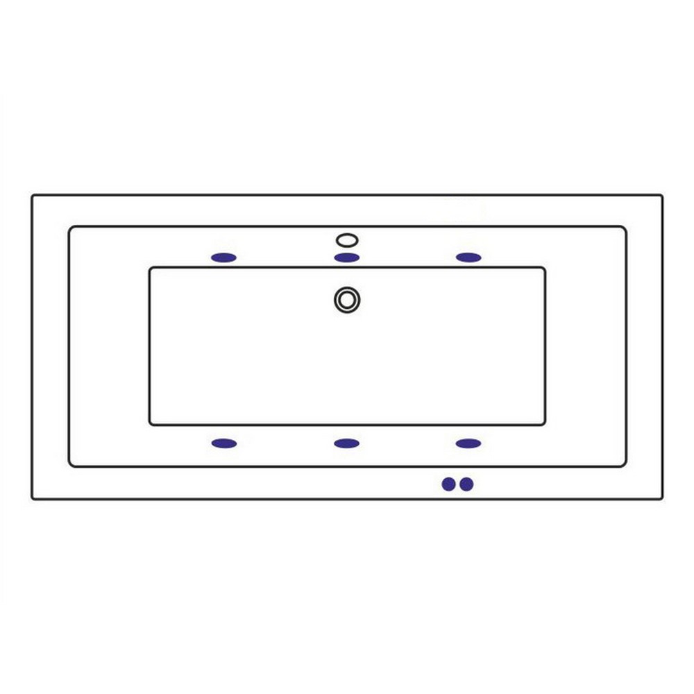 картинка Ванна WHITECROSS Savia Duo 170x80 SOFT бронза 