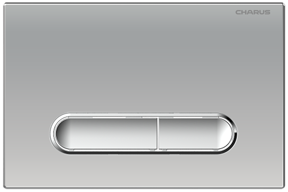 картинка Клавиша для инсталляции CHARUS FP.340.46.01 хром матовый 