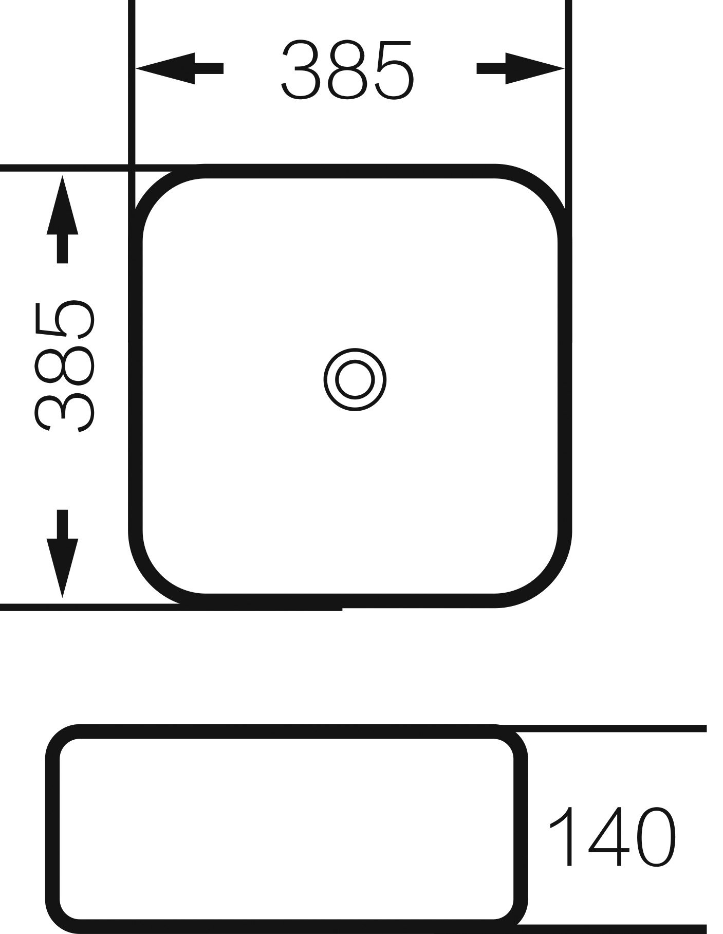 картинка Раковина Grossman GR-4042BW 