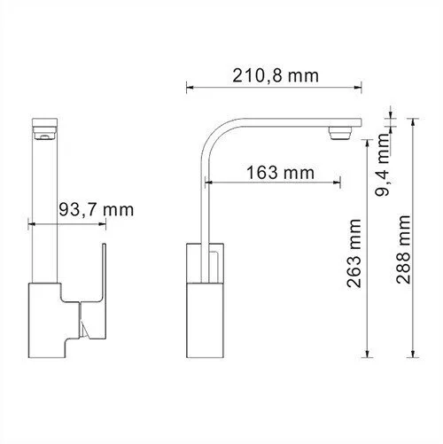 картинка Смеситель для кухни WasserKRAFT Alme 1507 