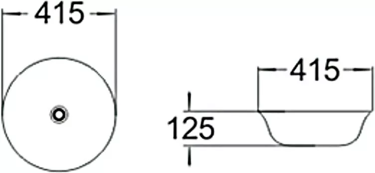 картинка Раковина керамическая SantiLine SL-1053 