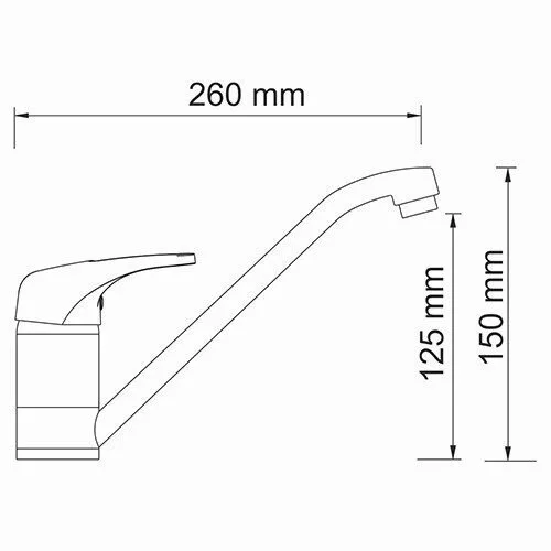 картинка Смеситель для кухни WasserKRAFT Oder 6307 