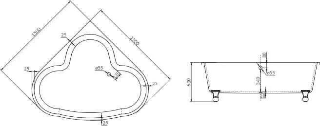 картинка Акриловая ванна BelBagno BB07 