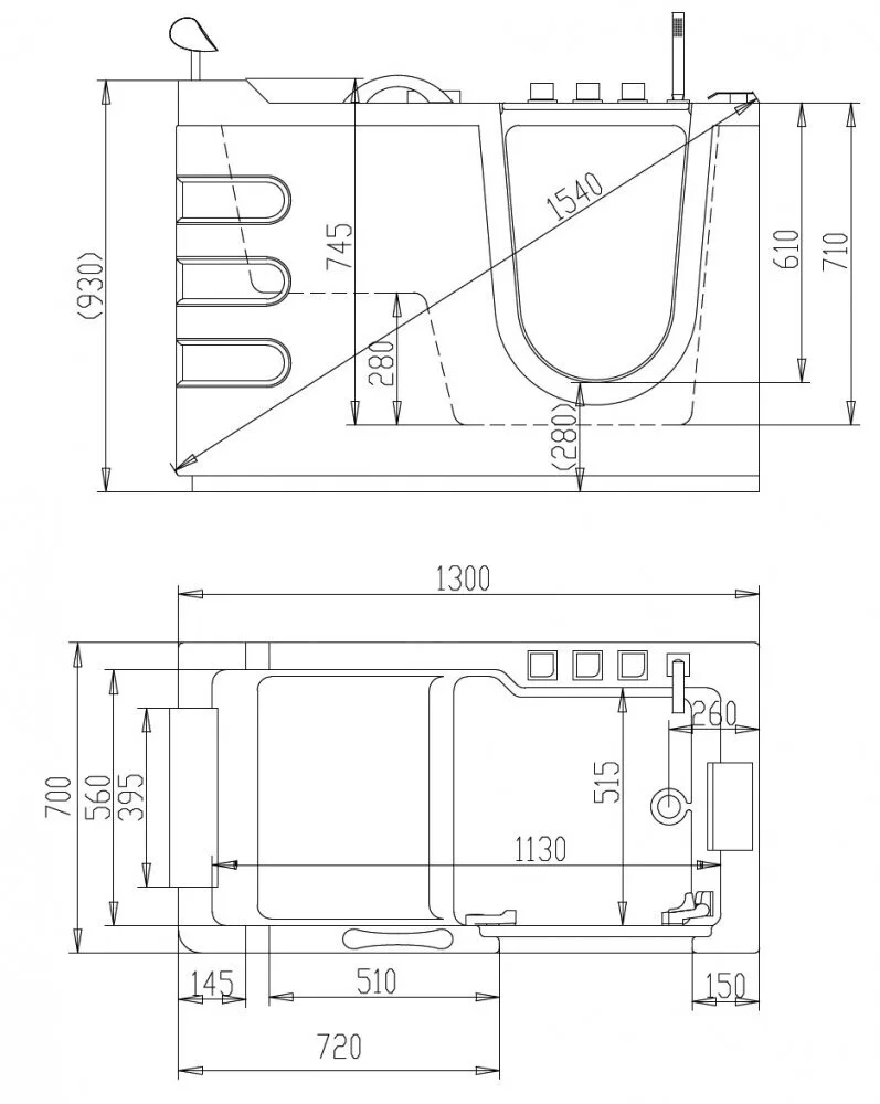 картинка Акриловая ванна Abber AB9000 C R 