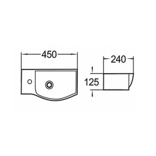 картинка Раковина Comforty 7947BR 