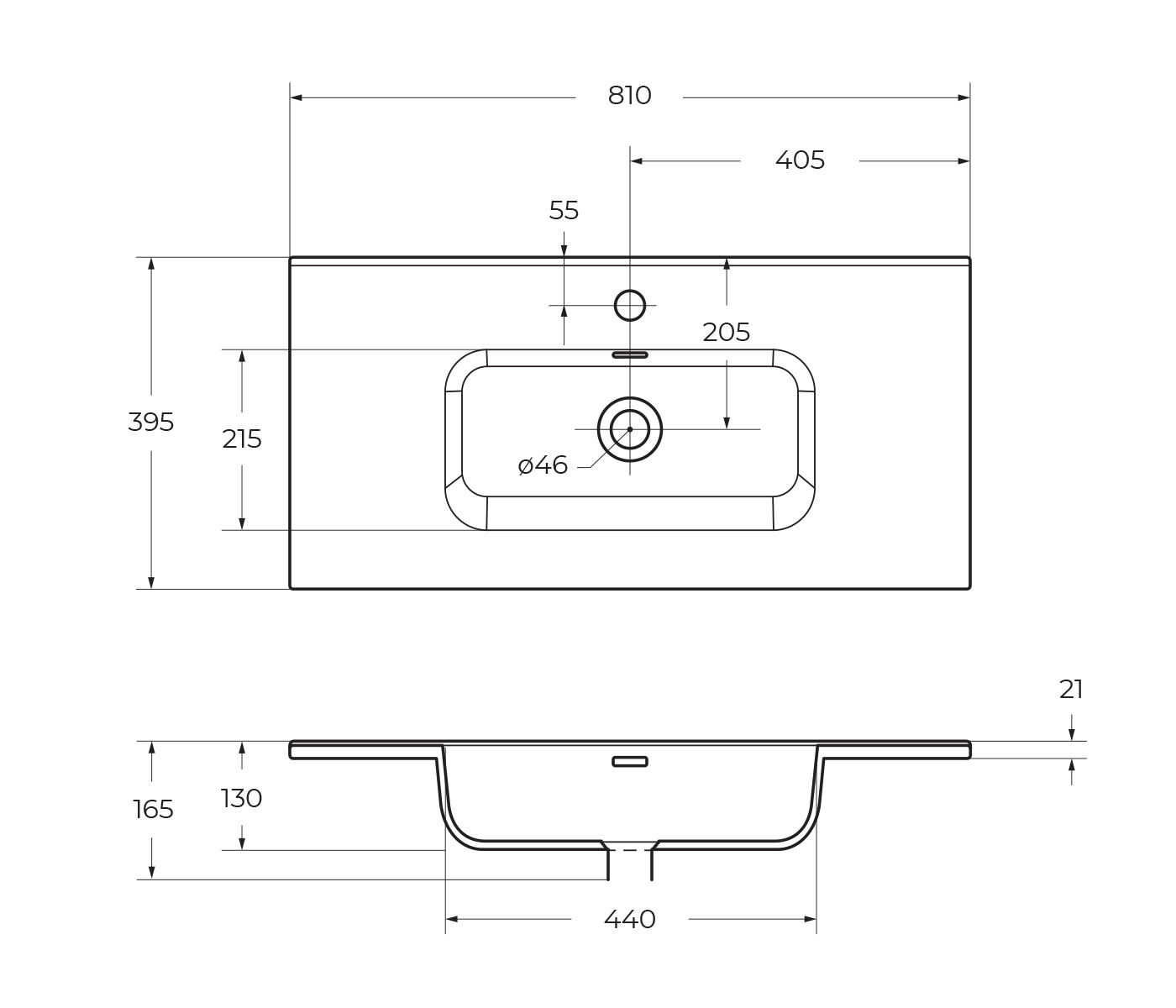 картинка Раковина керамическая BelBagno BB800/390ETL  в ванную комнату