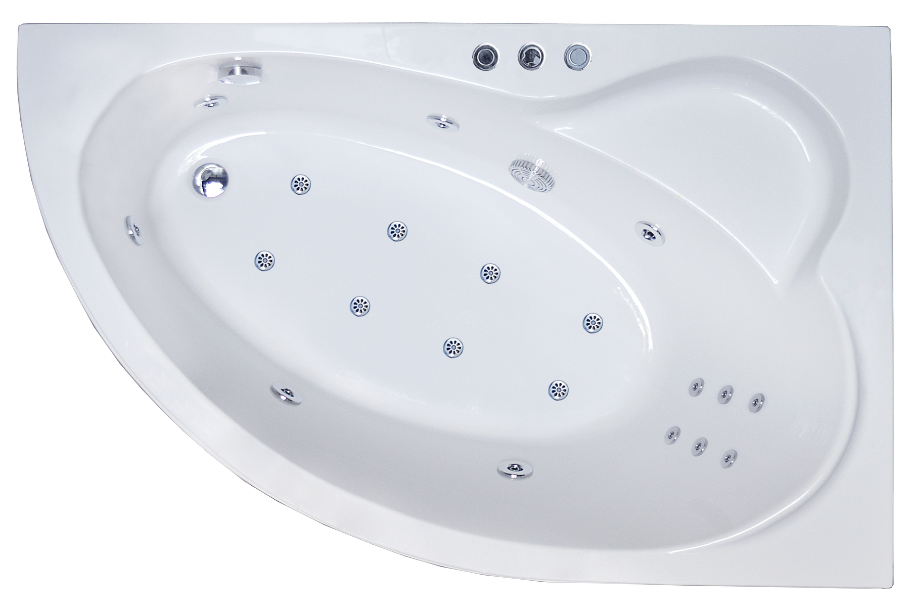 картинка Гидромассажная ванна Royal Bath ALPINE DE LUXE 160x100x58R 