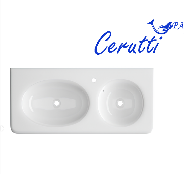 картинка Раковина двойная накладная Cerutti SPA Double ARNO 