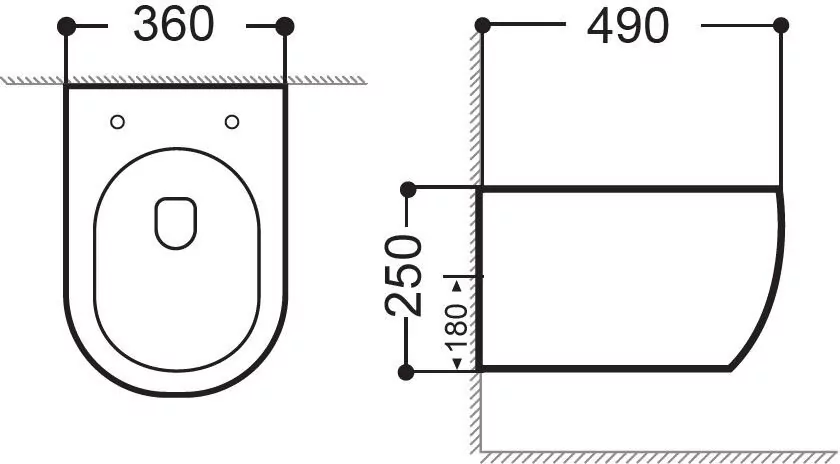 картинка Унитаз подвесной Aquanet Smart Rimless LX-1106 