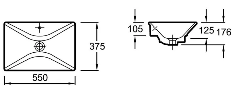 картинка Раковина Jacob Delafon Reve E4819-X5-00 накладная 