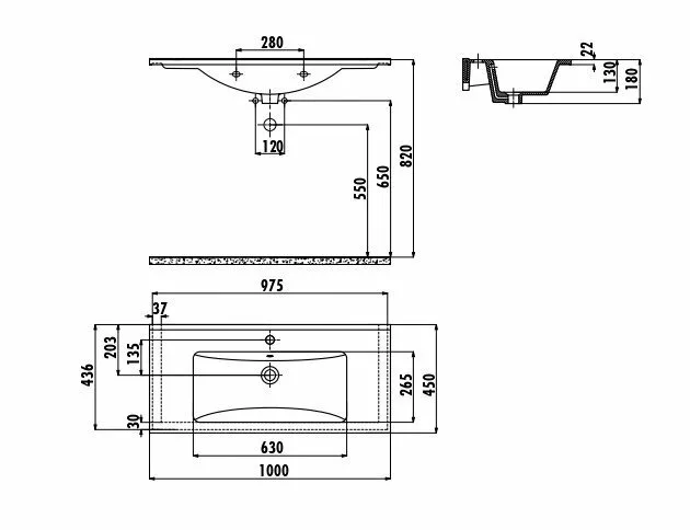 картинка Раковина Creavit SU100-00CB00E-0000 