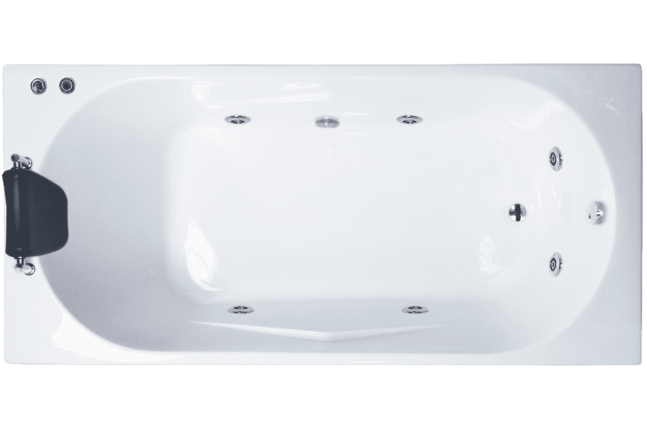 картинка Акриловая ванна Royal Bath Tudor Standart 170x75 с гидромассажем 