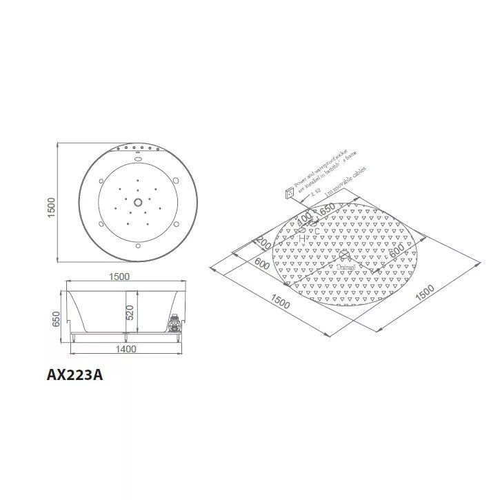 картинка Акриловая ванна SSWW AX223A 