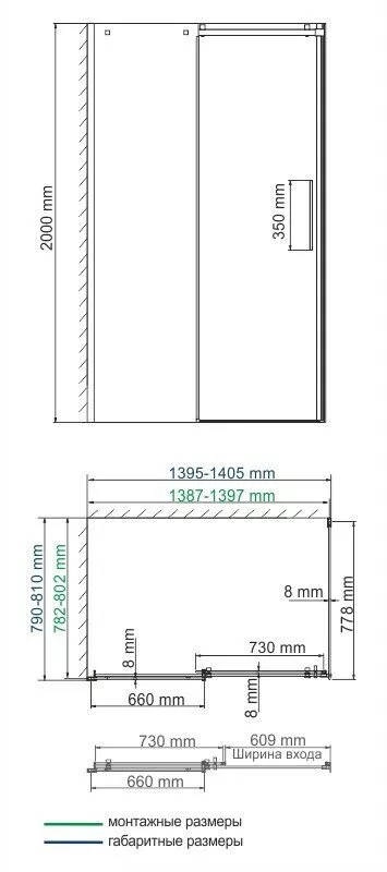 фото Душевой уголок WasserKRAFT Alme 15R35 