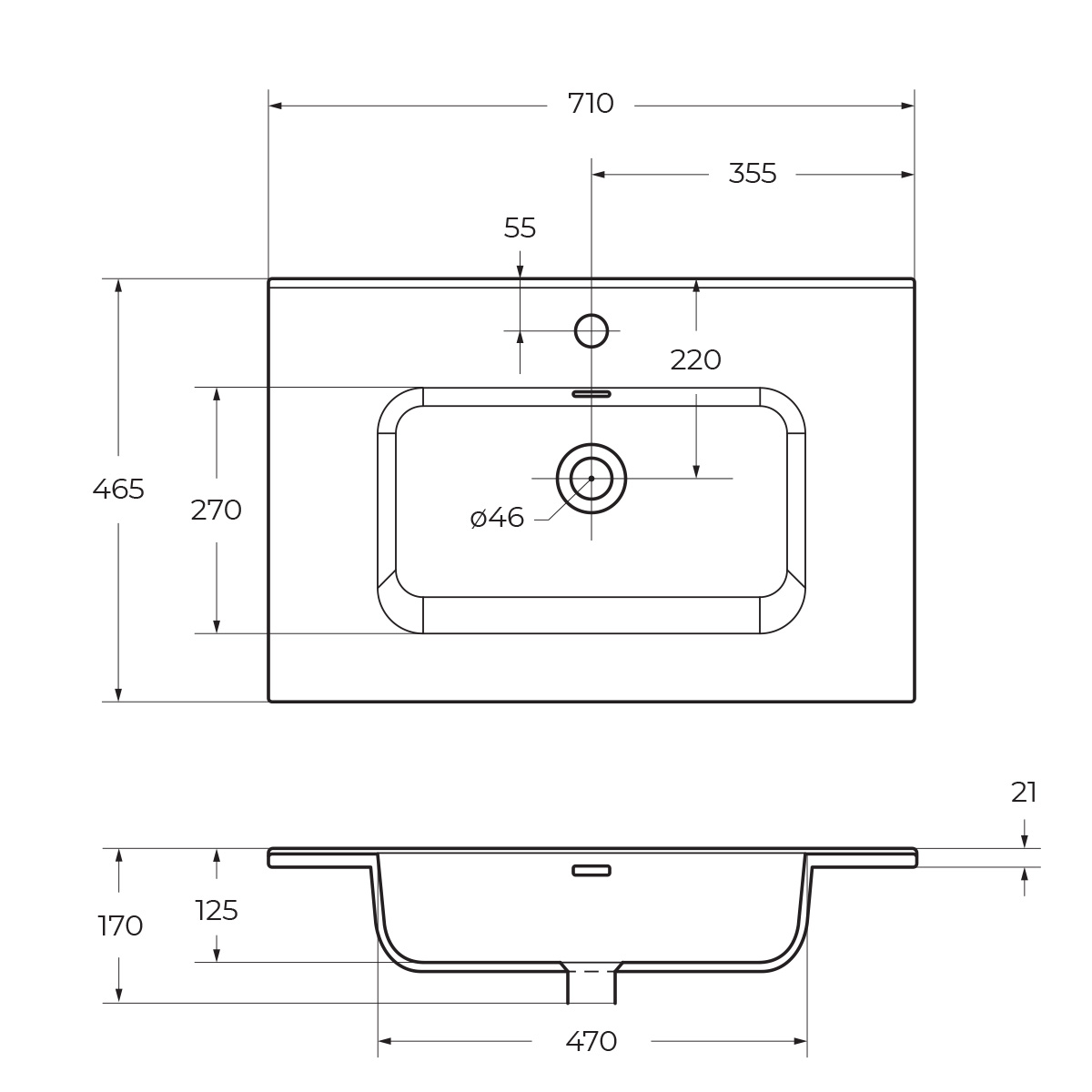 картинка Раковина керамическая BelBagno BB700ETL  в ванную комнату