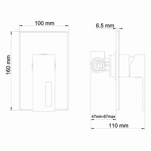 картинка Смеситель для душа WasserKRAFT Alme 1551 