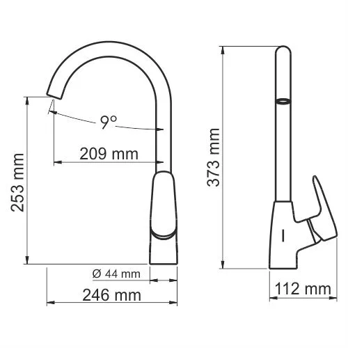 картинка Смеситель для кухни WasserKRAFT Vils 5607 