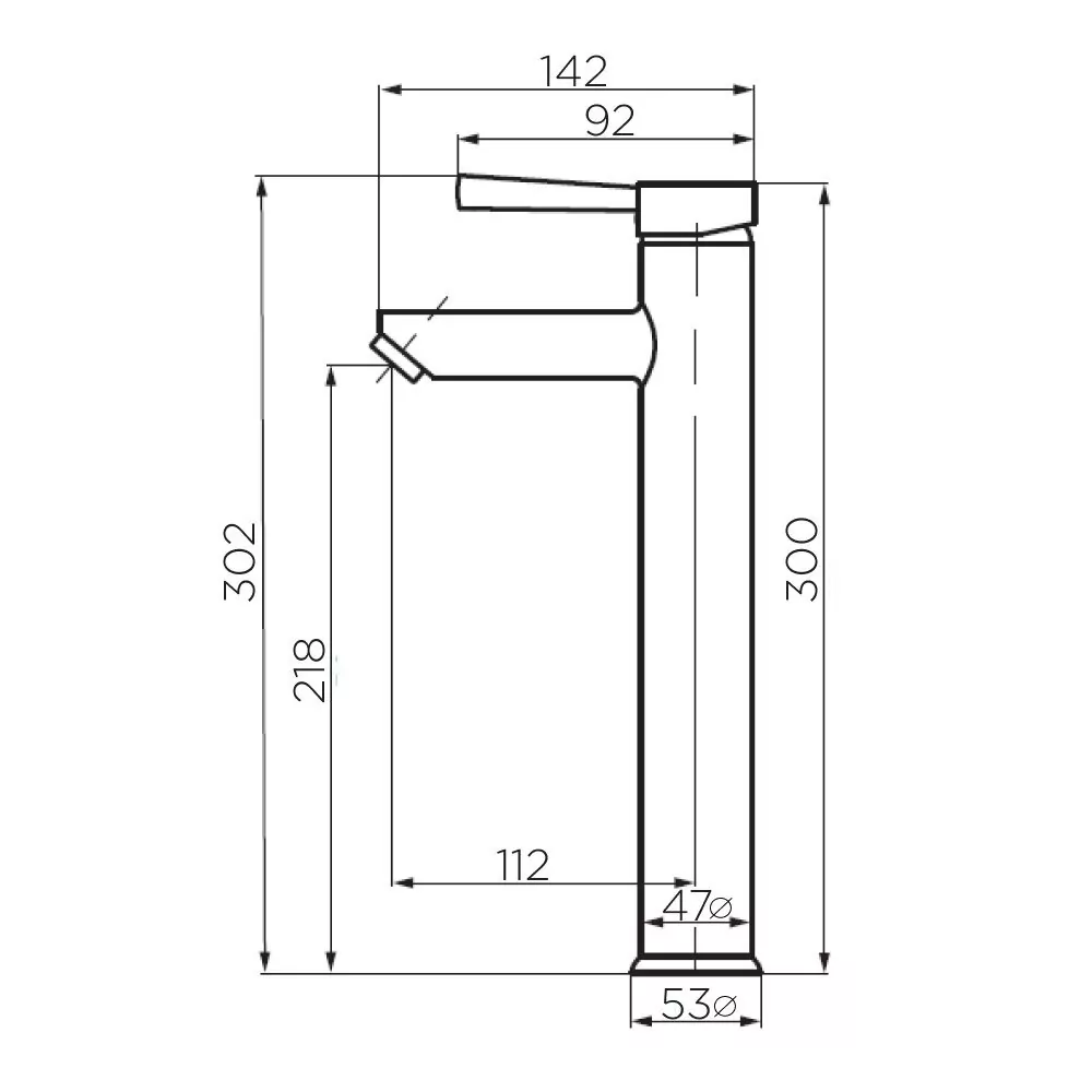 картинка Смеситель для раковины Dorff Logic SS D3002102SS 