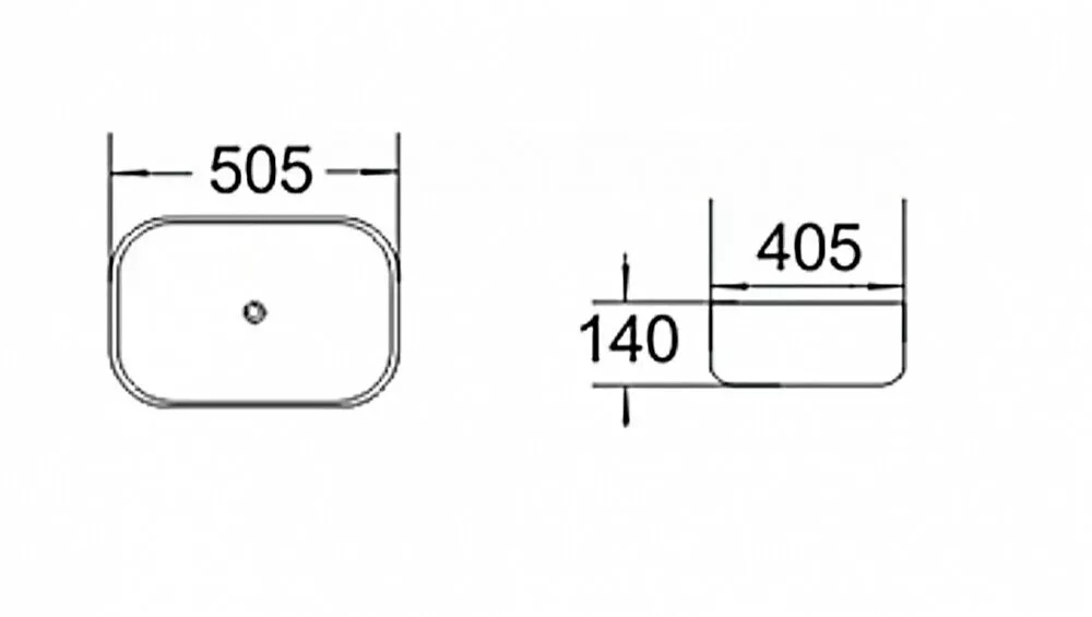 картинка Раковина керамическая SantiLine SL-1046 