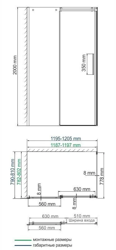 фото Душевой уголок WasserKRAFT Alme 15R06 