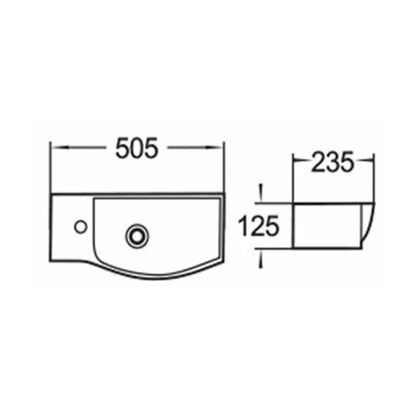 картинка Раковина Comforty 7947CR 