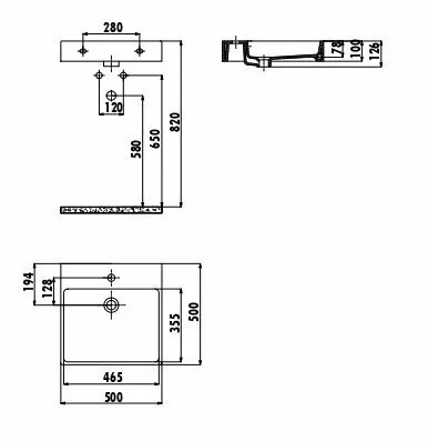 картинка Раковина Creavit NX255-00CB00E-0000 