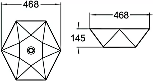 картинка Раковина керамическая SantiLine SL-1058 