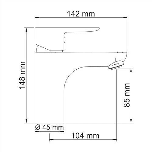 картинка Смеситель для умывальника WasserKRAFT Leine 3503 