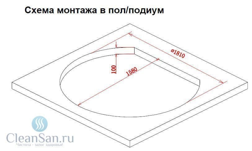 картинка Акриловая ванна Gemy G9053 O 