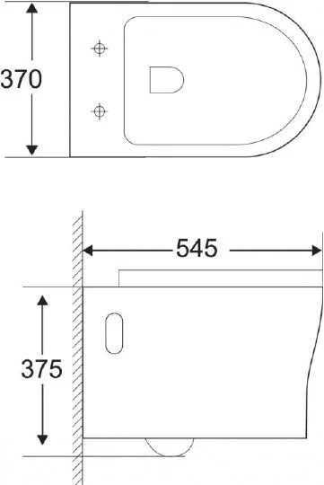 картинка Унитаз подвесной BelBagno Ancona BB1224CHR безободковый 