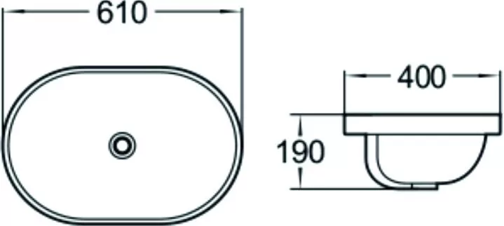 картинка Раковина керамическая SantiLine SL-2106 