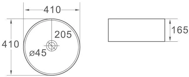 картинка Раковина керамическая SantiLine SL-1055 