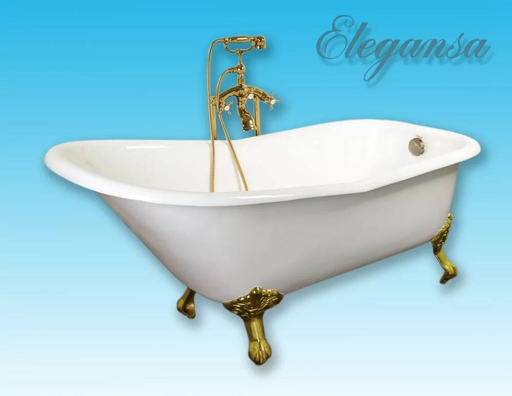 картинка Ванна чугунная ELEGANSA SCHALE gold 